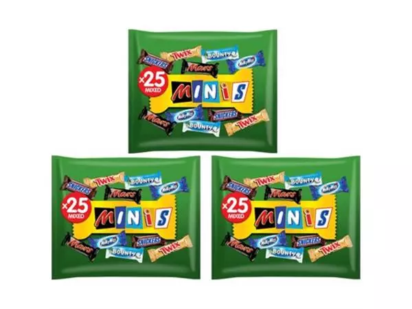 Een Mars mini mix 20 stuks koop je bij Supply Mij